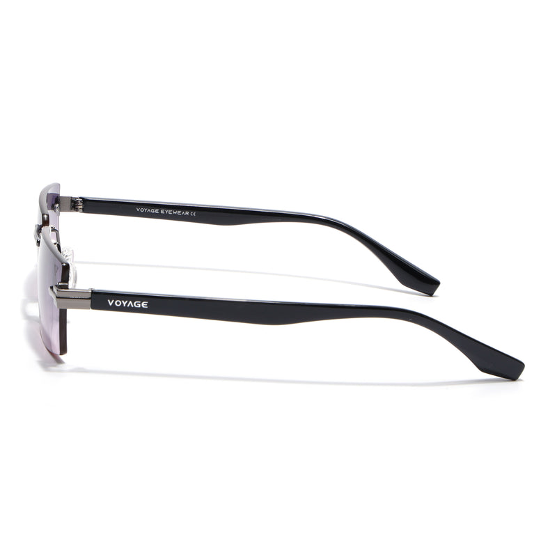Vortex | Purple Rimless Sunglasses | Grey Frame - MG7992