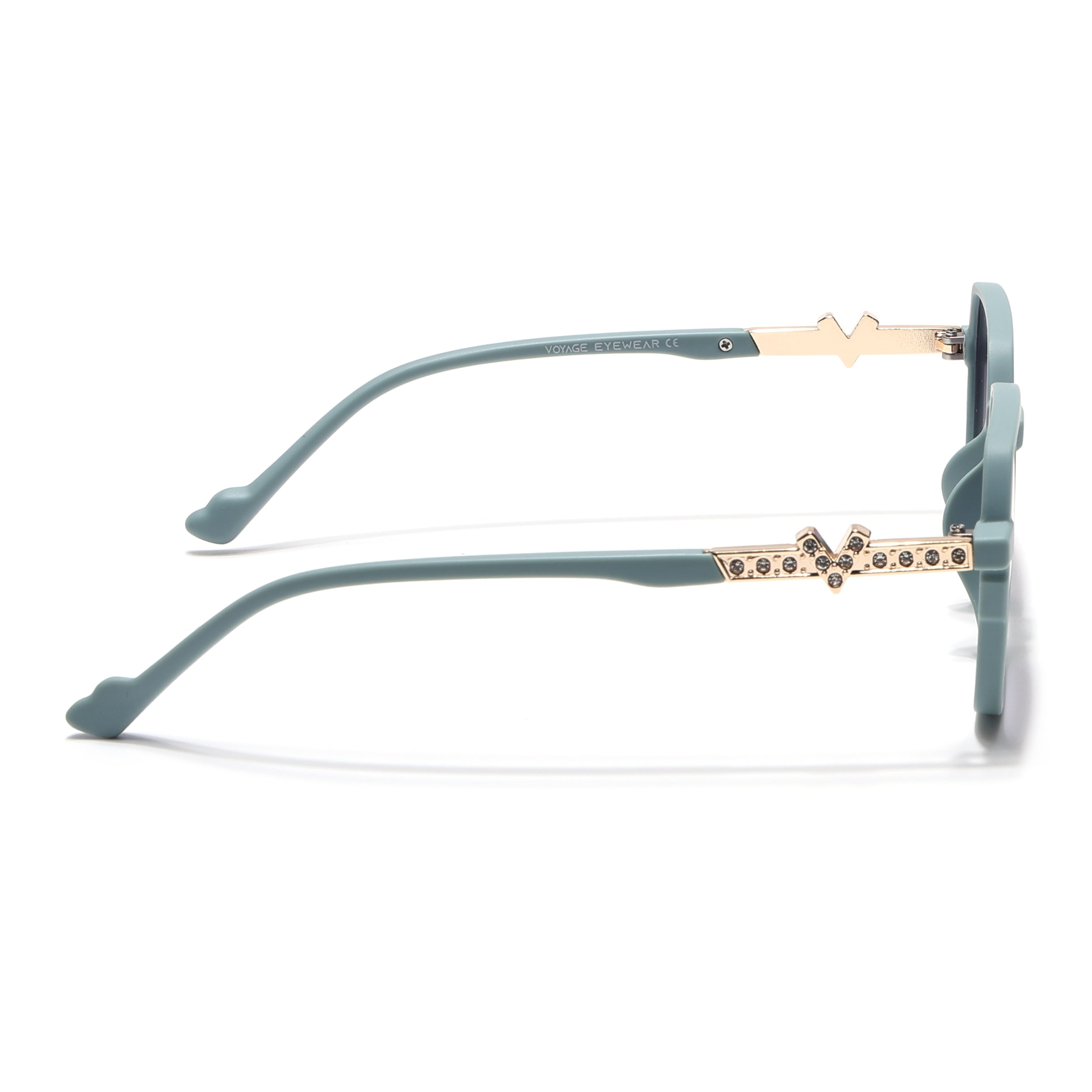 Purple & Clear Square Sunglasses - MG4233