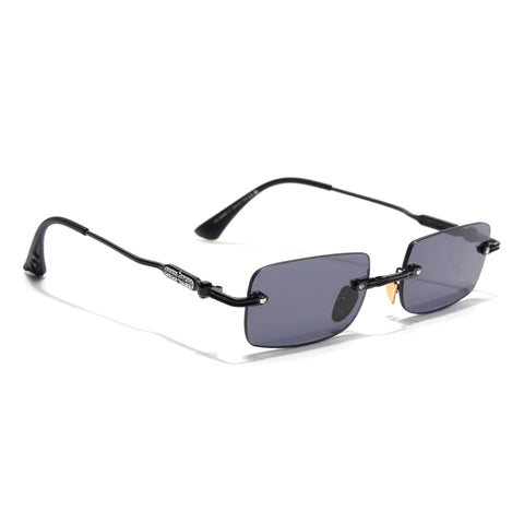 Godex | Black Rimless Sunglasses | Black Frame - MG9133