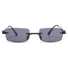 Godex | Black Rimless Sunglasses | Black Frame - MG9133