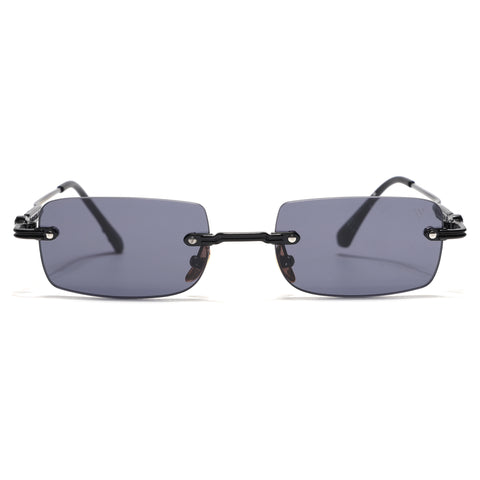 Godex | Black Rimless Sunglasses | Black Frame - MG9133