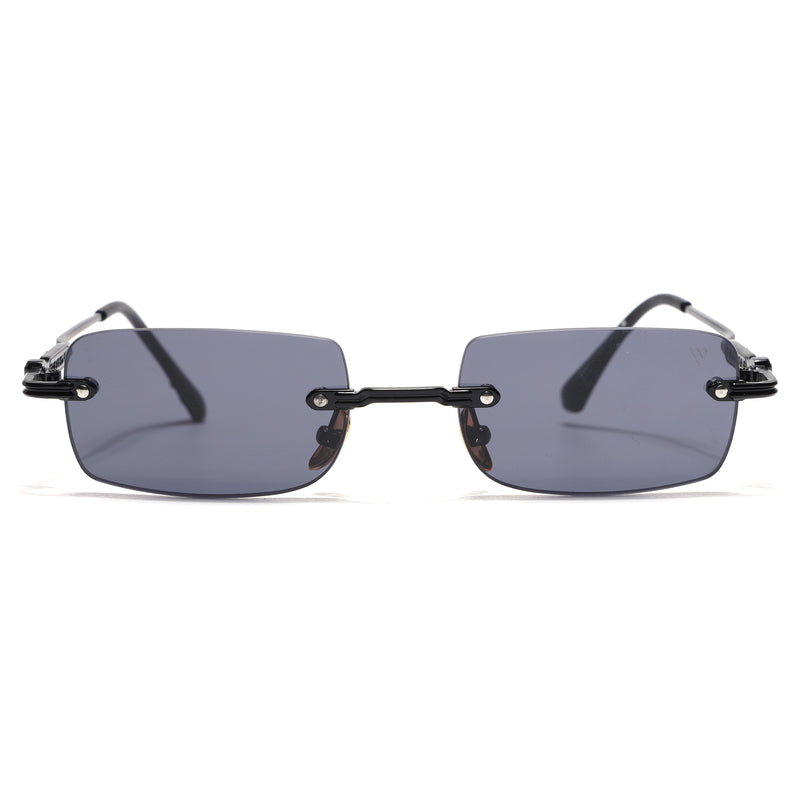 Godex | Black Rimless Sunglasses | Black Frame - MG9133