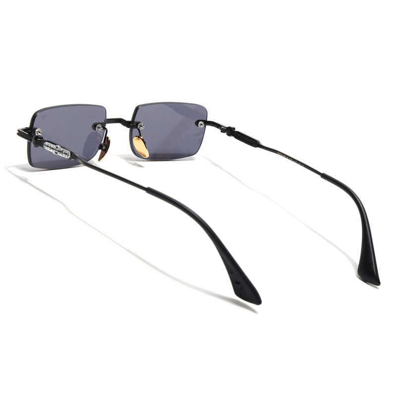 Godex | Black Rimless Sunglasses | Black Frame - MG9133