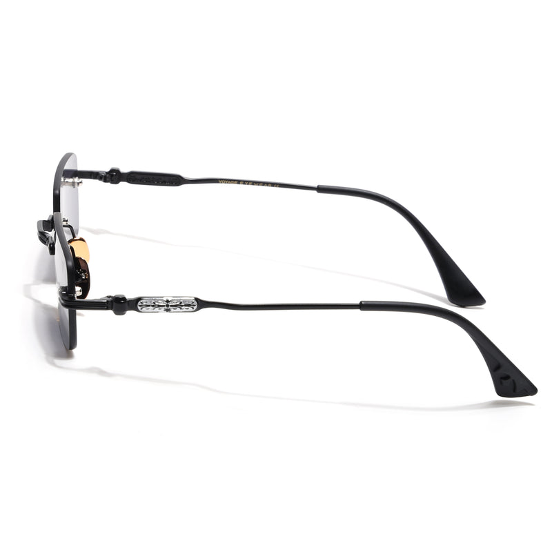 Godex | Black Rimless Sunglasses | Black Frame - MG9133