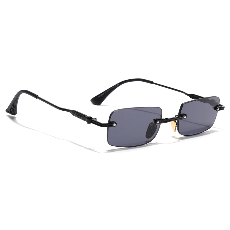 Godex | Black Rimless Sunglasses | Black Frame - MG9122