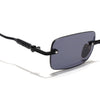 Godex | Black Rimless Sunglasses | Black Frame - MG9122