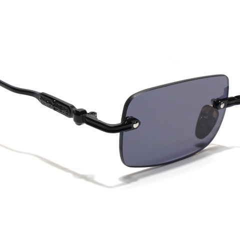 Godex | Black Rimless Sunglasses | Black Frame - MG9122