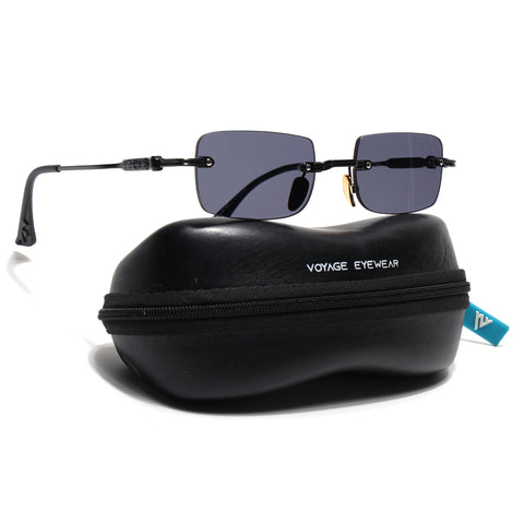 Godex | Black Rimless Sunglasses | Black Frame - MG9122