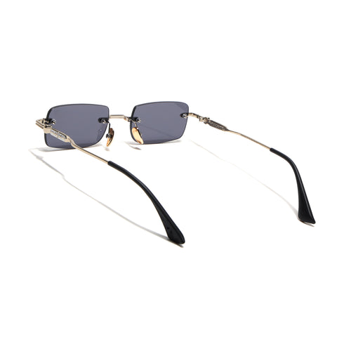 Godex | Black Rimless Sunglasses | Silver Frame - MG9124