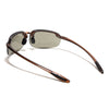 Wrap Around Sunglasses (Green Lens | Black Frame - MG9114)