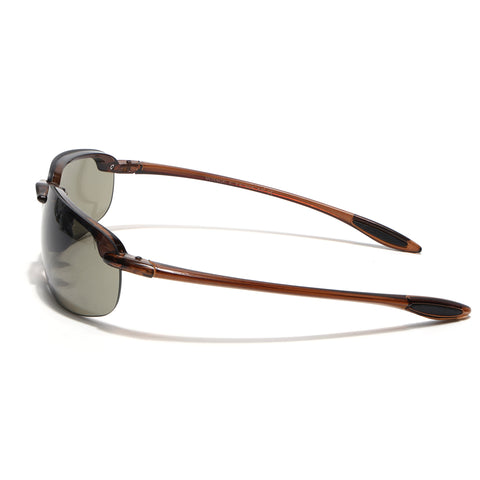 Stratos | Olive Black Wrap Around Sunglasses | MG9114