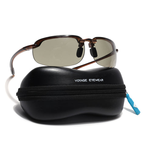 Stratos | Olive Black Wrap Around Sunglasses | MG9114