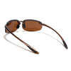 Wrap Around Sunglasses (Brown Lens | Brown Frame - MG9116)