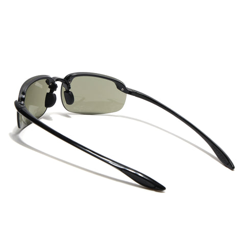 Stratos | Olive Brown Wrap Around Sunglasses | MG9117