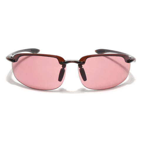 Stratos | Smoke Rose Wrap Around Sunglasses | MG9118