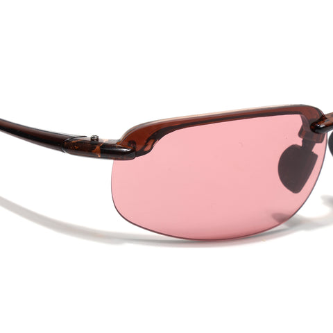 Stratos | Smoke Rose Wrap Around Sunglasses | MG9118