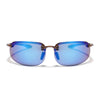 Stratos | Brown Wrap Around Sunglasses | MG9170
