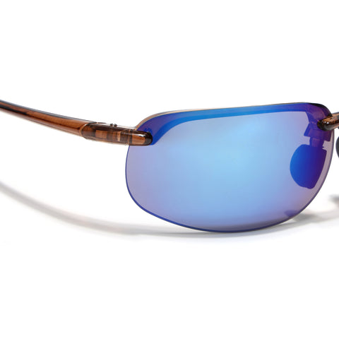 Stratos | Brown Wrap Around Sunglasses | MG9170