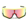 Voyage Select Drift Sunglasses (Multicolor Lens | Yellow & Black Frame - SLMG6336)