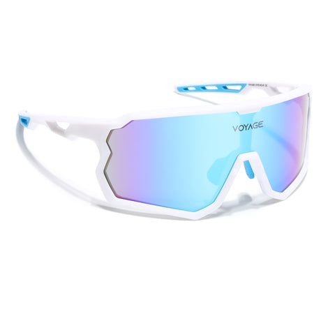 Voyage Select Drift Sunglasses (Multicolor Lens | White Frame - SLMG6337)