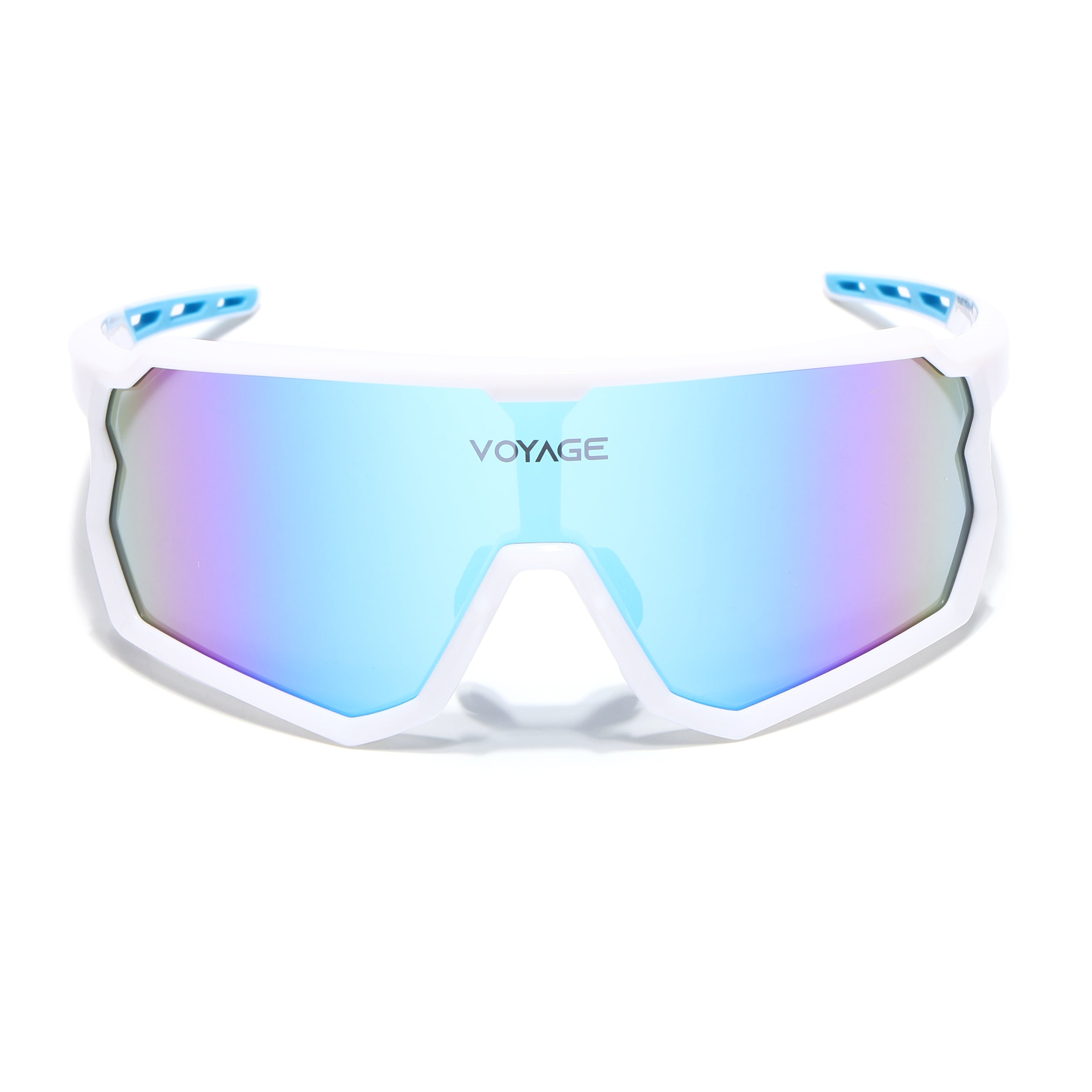 Voyage Select Drift Sunglasses (Multicolor Lens | White Frame - SLMG6337)