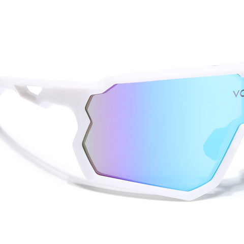 Voyage Select Drift Sunglasses (Multicolor Lens | White Frame - SLMG6337)