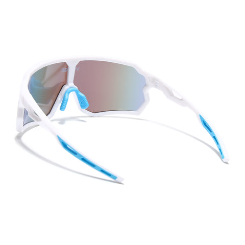 Voyage Select Drift Sunglasses (Multicolor Lens | White Frame - SLMG6337)
