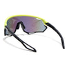 Voyage Select Drift Sunglasses (Multicolor Lens | Yellow & Black Frame - SLMG6342)