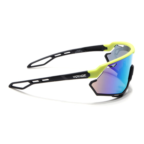 Voyage Select Drift Sunglasses (Multicolor Lens | Yellow & Black Frame - SLMG6342)