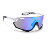 Voyage Select Drift Sunglasses (Multicolor Lens | White & Black Frame - SLMG6345)