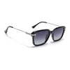 Black Wayfarer Polarized Sunglasses | Grey Lens - PMG7897