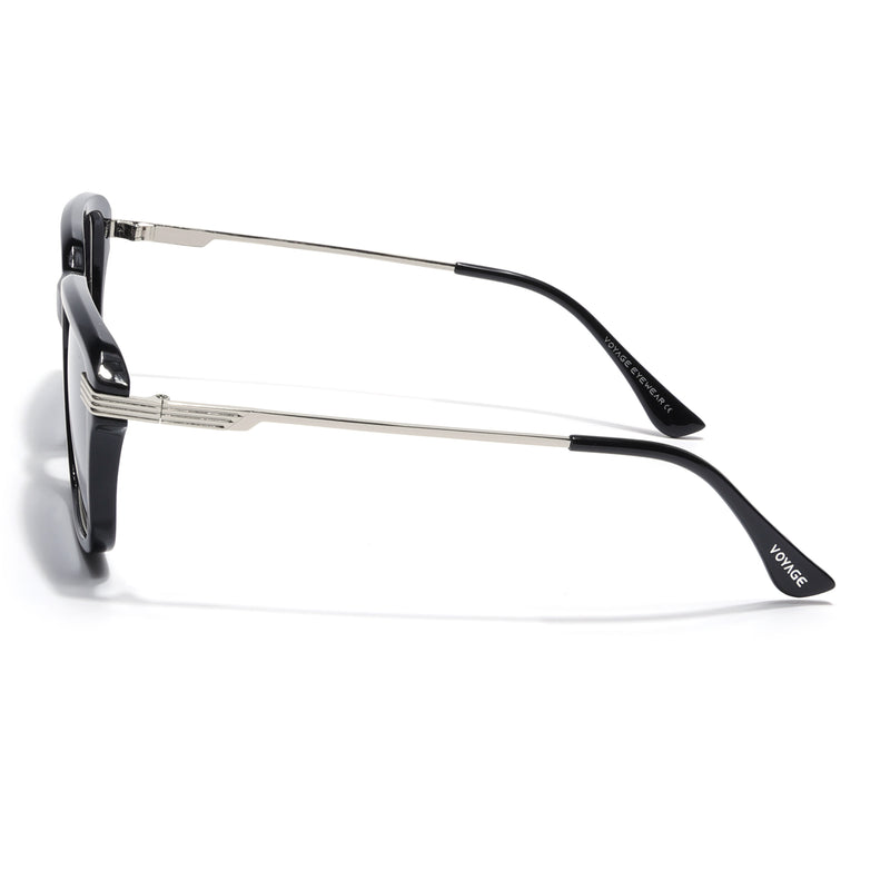 Black Wayfarer Polarized Sunglasses | Grey Lens - PMG7897