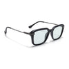 Black Wayfarer Polarized Sunglasses | Olive Lens - PMG7898