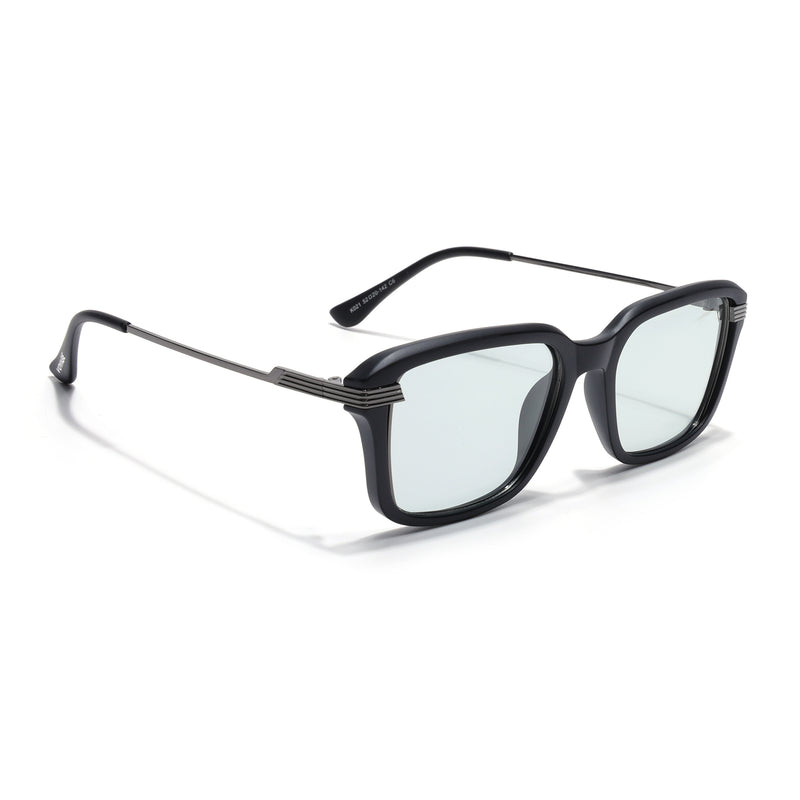 Black Wayfarer Polarized Sunglasses | Olive Lens - PMG7898