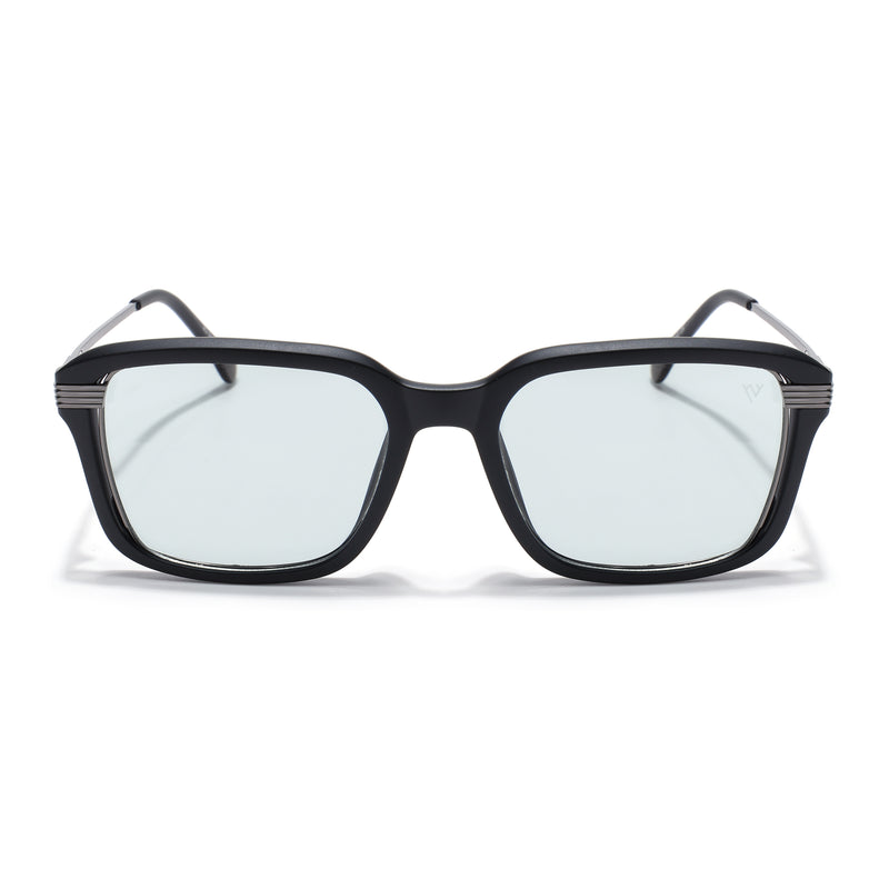 Black Wayfarer Polarized Sunglasses | Olive Lens - PMG7898