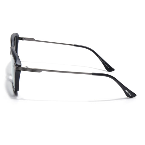 Black Wayfarer Polarized Sunglasses | Olive Lens - PMG7898