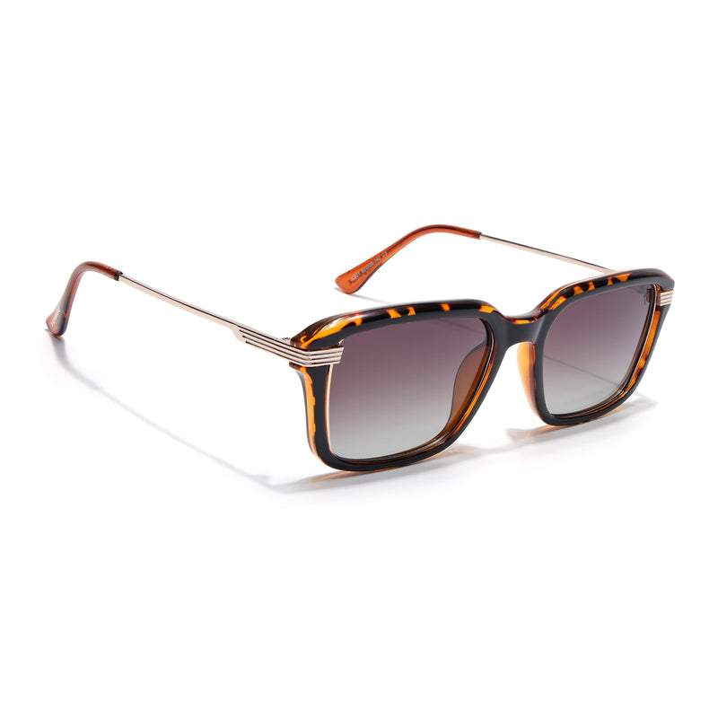 Demi Brown Wayfarer Polarized Sunglasses | Brown Lens - PMG7899