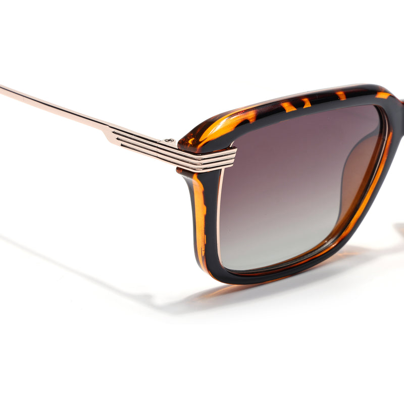Demi Brown Wayfarer Polarized Sunglasses | Brown Lens - PMG7899