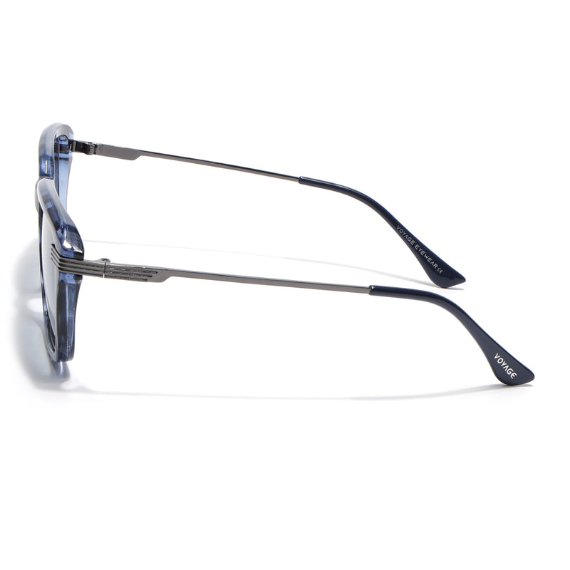 Demi Blue Wayfarer Polarized Sunglasses | Blue Lens - PMG7900