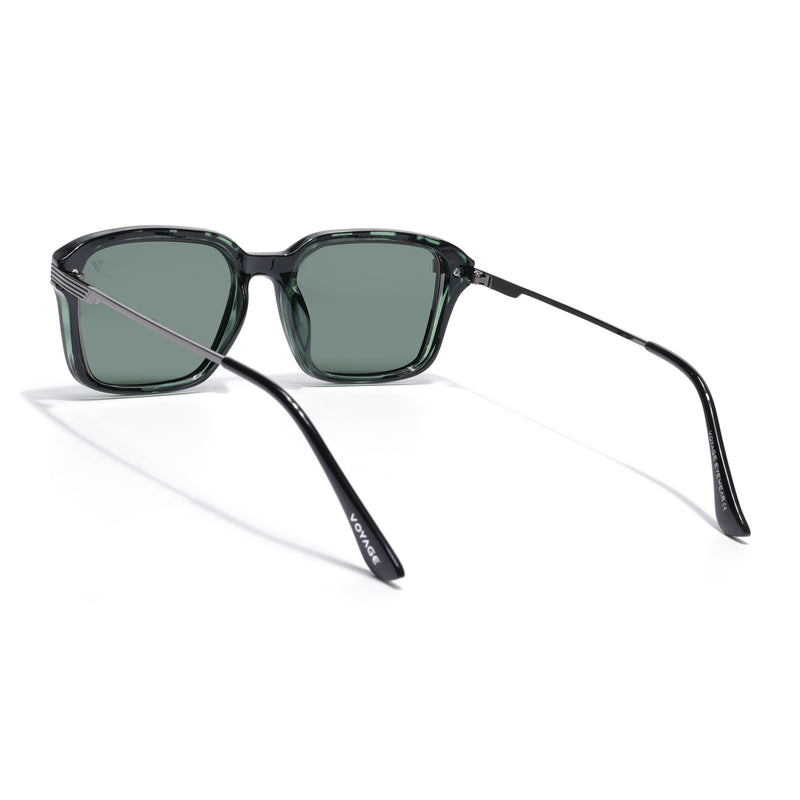 Demi Green Wayfarer Polarized Sunglasses | Green Lens - PMG7901