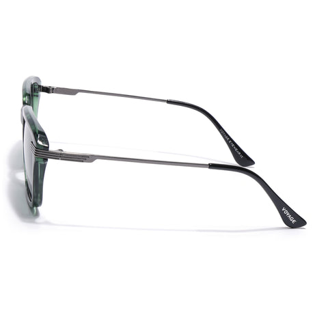 Demi Green Wayfarer Polarized Sunglasses | Green Lens - PMG7901