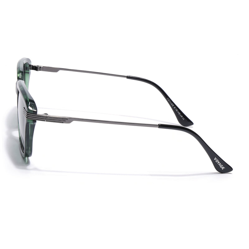 Demi Green Wayfarer Polarized Sunglasses | Green Lens - PMG7901