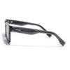Black Rectangle Polarized Sunglasses | Black Lens - PMG7916
