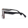 Demi Brown Rectangle Polarized Sunglasses | Black Lens - PMG7917