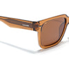 Brown Rectangle Polarized Sunglasses  | Brown Lens - PMG7918