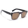 Black Wayfarer Polarized Sunglasses | Brown Lens - PMG7960