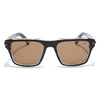 Black Wayfarer Polarized Sunglasses | Brown Lens - PMG7960