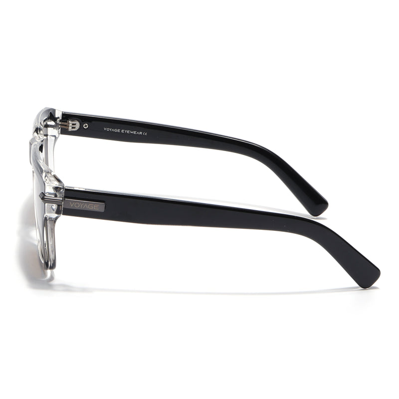 Black Wayfarer Polarized Sunglasses | Brown Lens - PMG7960