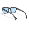 Grey Wayfarer Polarized Sunglasses  | Blue Lens - PMG7961