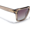 Brown Wayfarer Polarized Sunglasses | Brown Lens - PMG7962